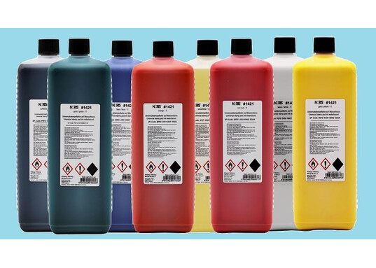 Universal stamp ink Our universal stamp ink on water based
