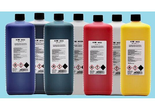 Highly pigmented stamp ink Highly pigmented stamp ink