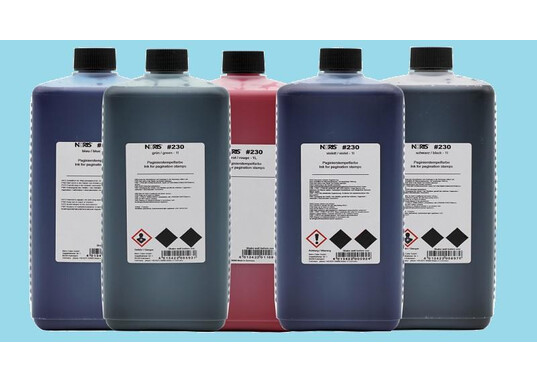 Pagination stamp ink Oil based ink for pagination stamps