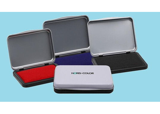 Premium stamp pads Premium pads with a metal lid