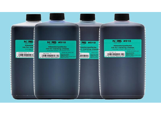 Cheese marking ink Developed to mark solid cheese rind